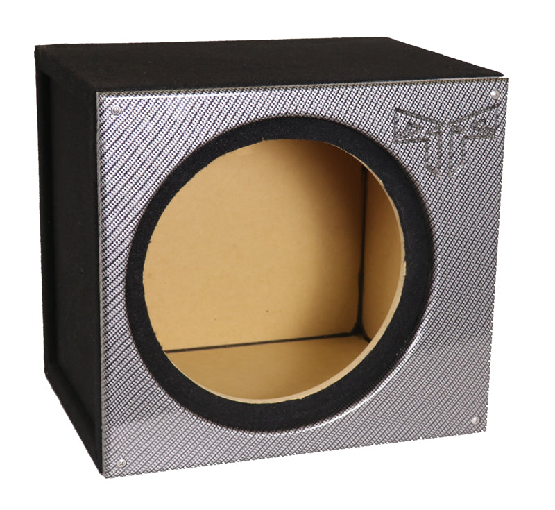 12" Single Sealed RF Power T1 Enclsoure - Premium Faceplate, Supreme Terminal Cup (Available Colors: Black, Blue, Red, White) - Proudly USA Built.