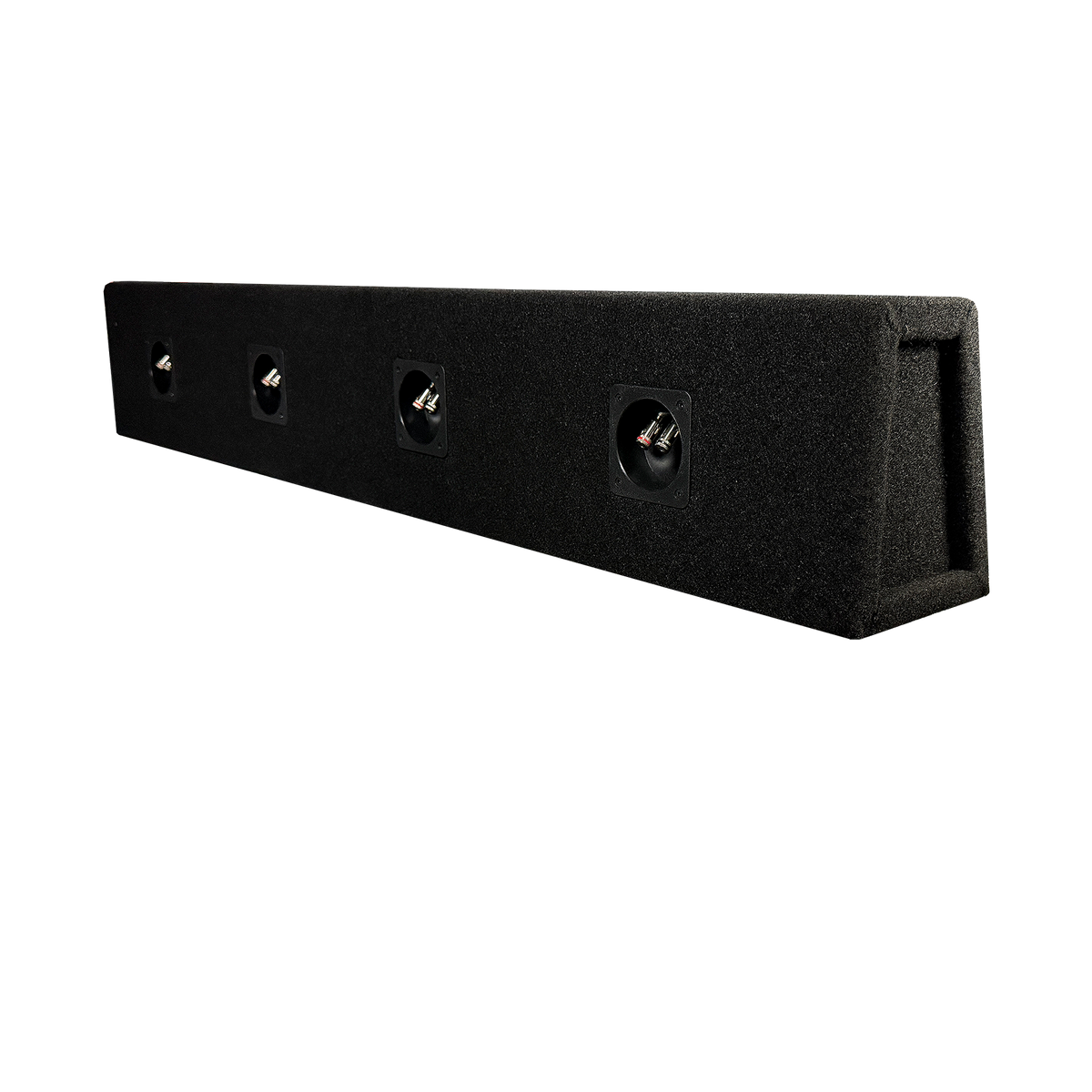 6x9 4-Way Sealed Black Enclosure - Precision CNC-Cut, Premium MDF 6x9 4-Way Sealed Black Enclosure - Precision CNC-Cut, Premium MDF