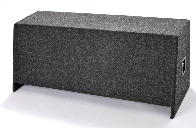 A122-12CP Dual 12" Sealed Carpeted  - Fits most SUV's behind back seat