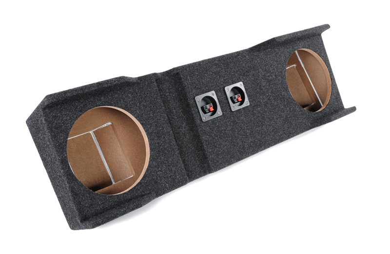 A162-10CP Dual 10" Sealed Carpeted  - Fits 1999 - 2006 Chevrolet-GMC 1500/2500/3500HD Crew Cab