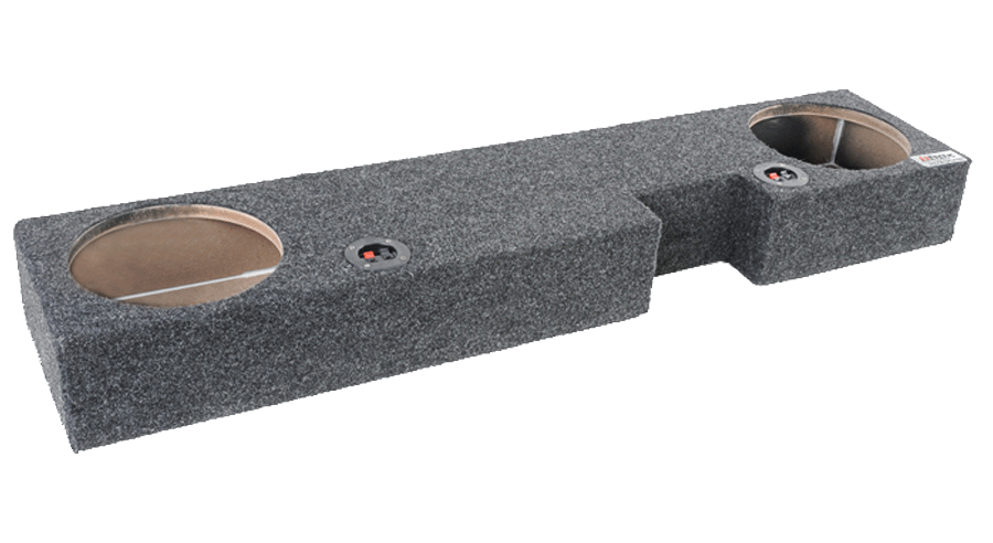 A382-10CP Dual 10" Sealed Carpeted  - Fits 2002 - 2016 Ford F250/350/450 Extended Cab