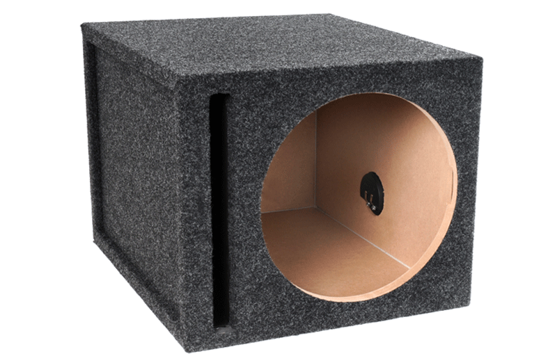 10 in Single Vented Subwoofer Enclosure Precision CNC-Cut, Premium MDF Construction. Proudly USA Made.