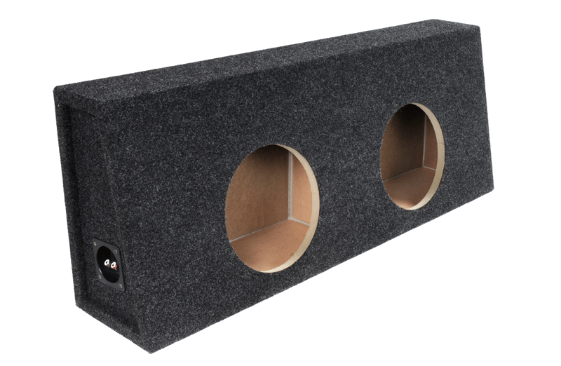 10 in Dual Truck Enclosure Sealed Subwoofer Enclosure Precision CNC-Cut, Premium MDF Construction. Proudly USA Made.