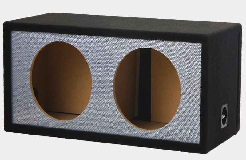 Atrend 12" Dual Slot Carbon Fiber Vented - E-S-R-X Subwoofer- Proudly USA Built for Alpine E-S-R-X Series-with Premium Faceplate Options