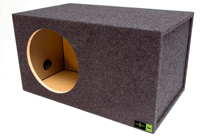 SQ-10LSVDD Soundqubed-10" Soundqubed Single Vented SPL for HDS-HDX Series-All 1 Inch Construction-Proudly USA Built