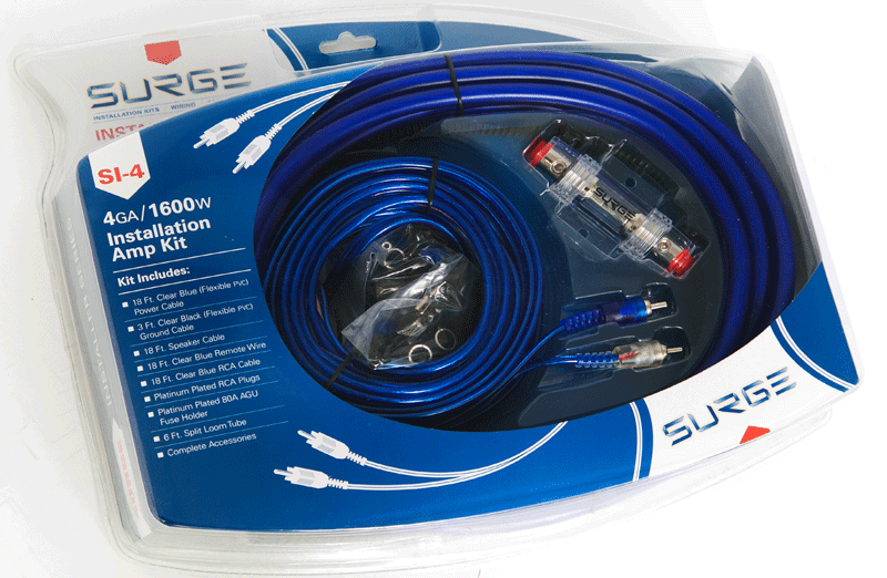 SI-4 - Surge Wire-4 Gauge Installer Series Amp Kit
