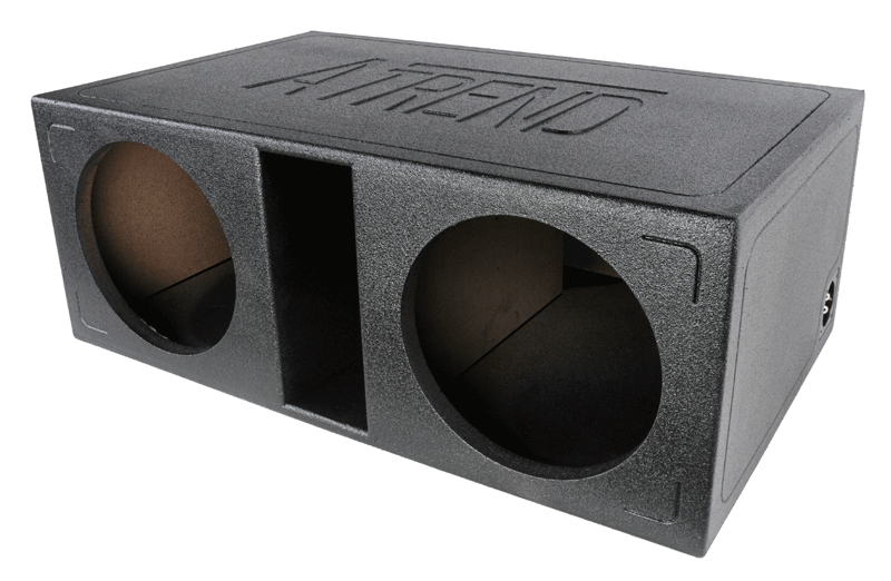 SPL-12DV - 12" Dual SPL Vented Enclosure - Coated Tuff Coat Sprayliner