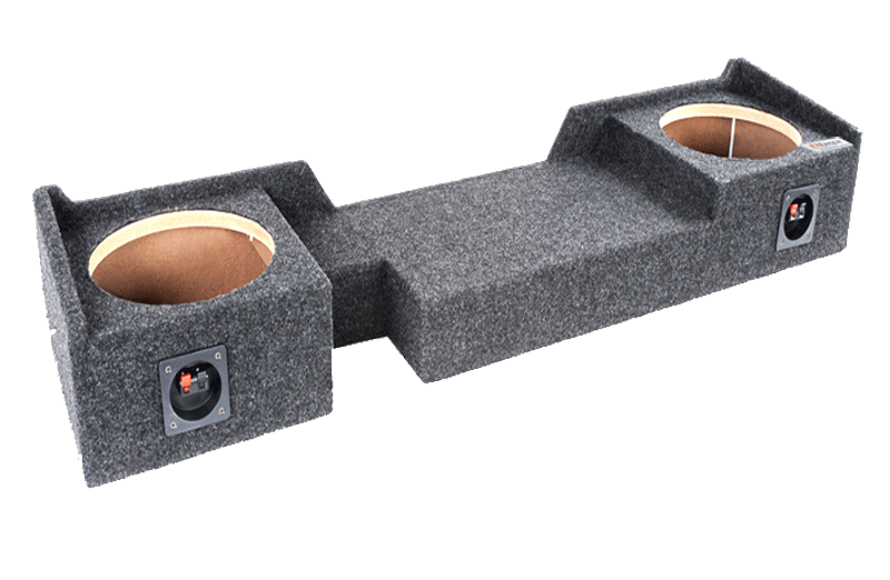 A372-10CP Dual 10" Sealed Carpeted  - Fits 2004 - 2008 Ford F150 Super Crew / Super Cab