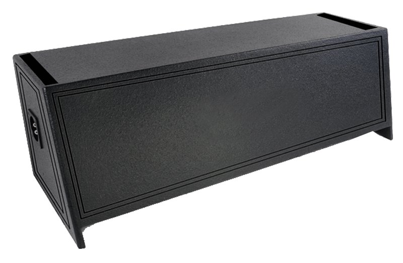 A122-12V Dual 12" Vented Tuff Coat Sprayliner  - Fits most SUV's behind back seat