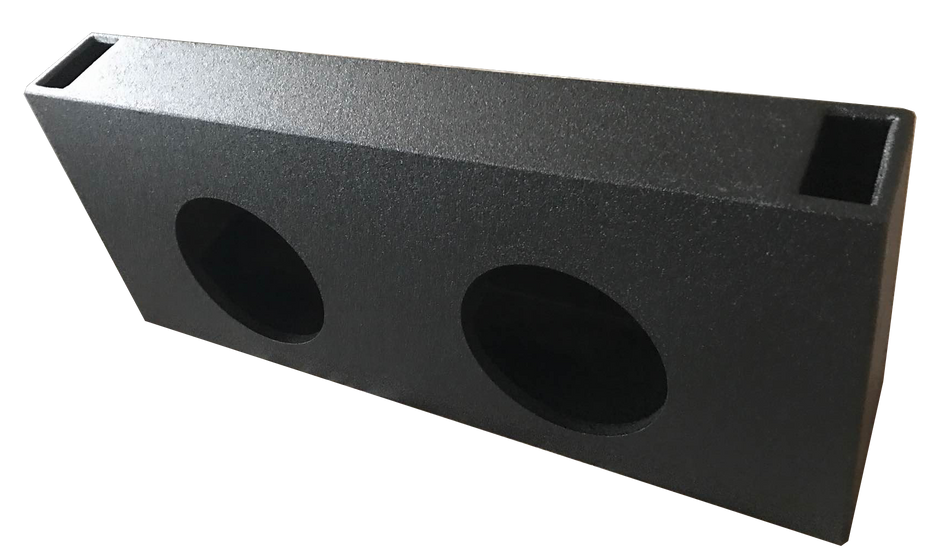 10TKDVS - 10" Dual Vented Universal Truck Enclosure - Tuff Coat Sprayliner Finish