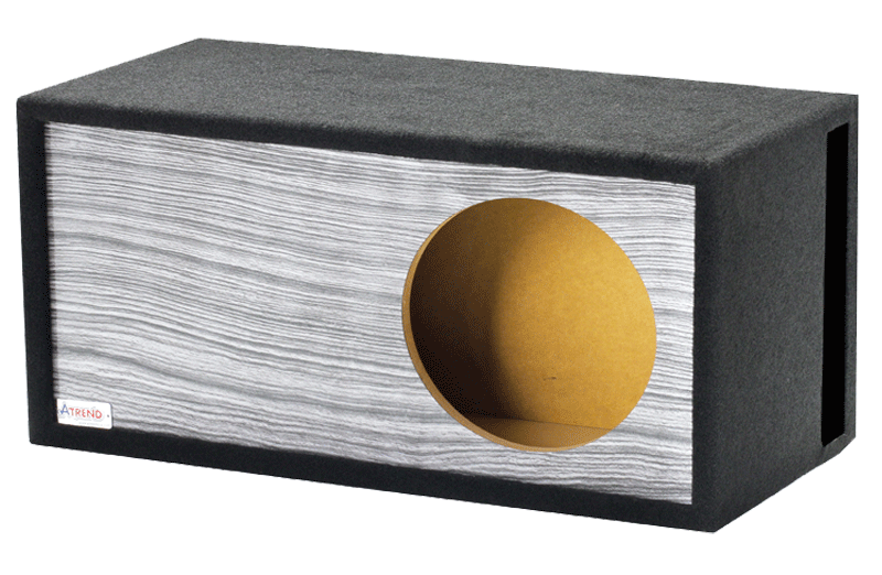 10LSVB- Platinum Wood Grain - 10" Single Vented SPL- Platinum Wood Grain - Proudly USA Built utilizing our Liquid Ink Process