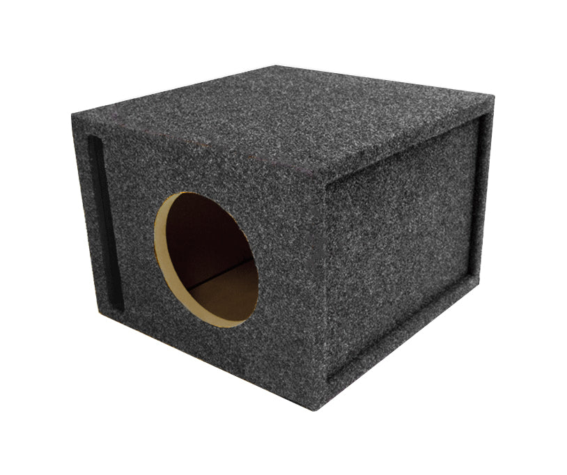 8" Single Vented Subwoofer Enclosure  Precision CNC-Cut, Premium MDF Construction. Proudly USA Made.