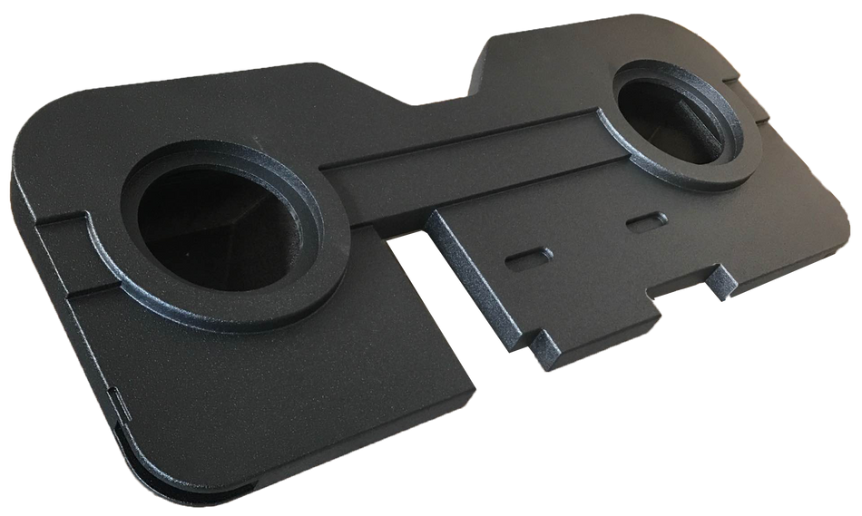 A202-10V - 10" Dual Vented Sprayliner Dodge Ram Quad Cab-Crew Cab 2002-2018 upfire enclosure