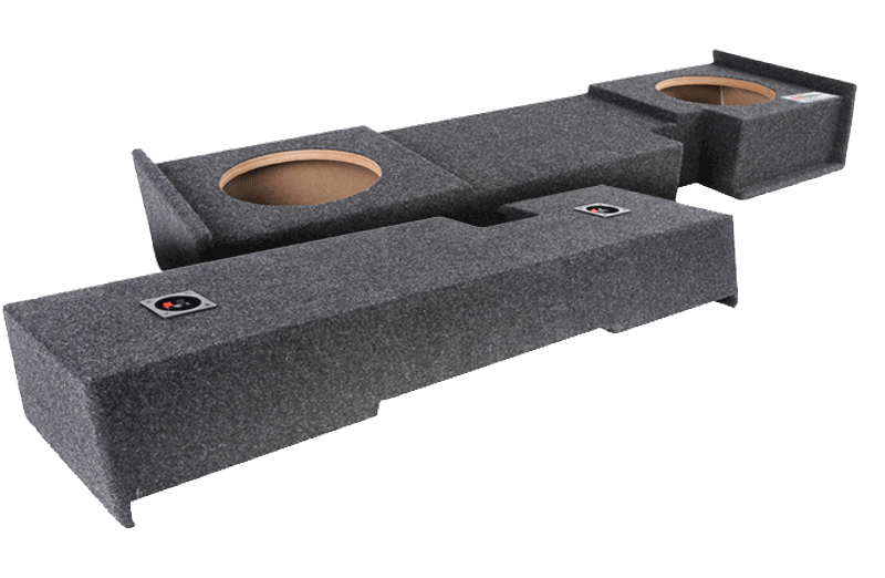 A302-10CP Dual 10" Sealed Carpeted  - Fits 2000 - 2003 Ford F150 Super Cab