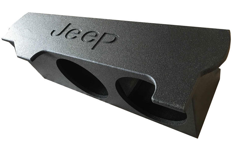 A704-12 - 12" Sub Enclosure for Jeep Wrangler 2007-2018 Rear Fire Sub Box Enclosure -JK
