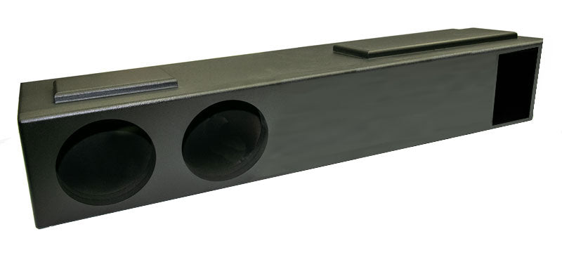 U-8DV-Dual Vented 8" Sprayliner Enclosure for GM Crew Cab - 07-23 with 1" Front Baffle