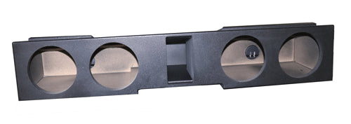 U-8QV-Quad Vented 8" Sprayliner Enclosure for GM Crew Cab - 07-23 with 1" Front Baffle
